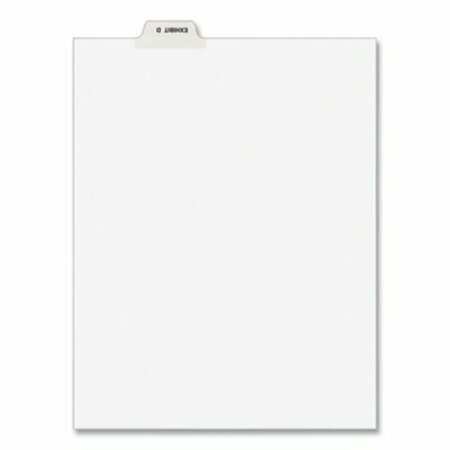 AVERY DENNISON Avery, Avery-Style Preprinted Legal Bottom Tab Divider, Exhibit D, Letter, White, 25PK 11943